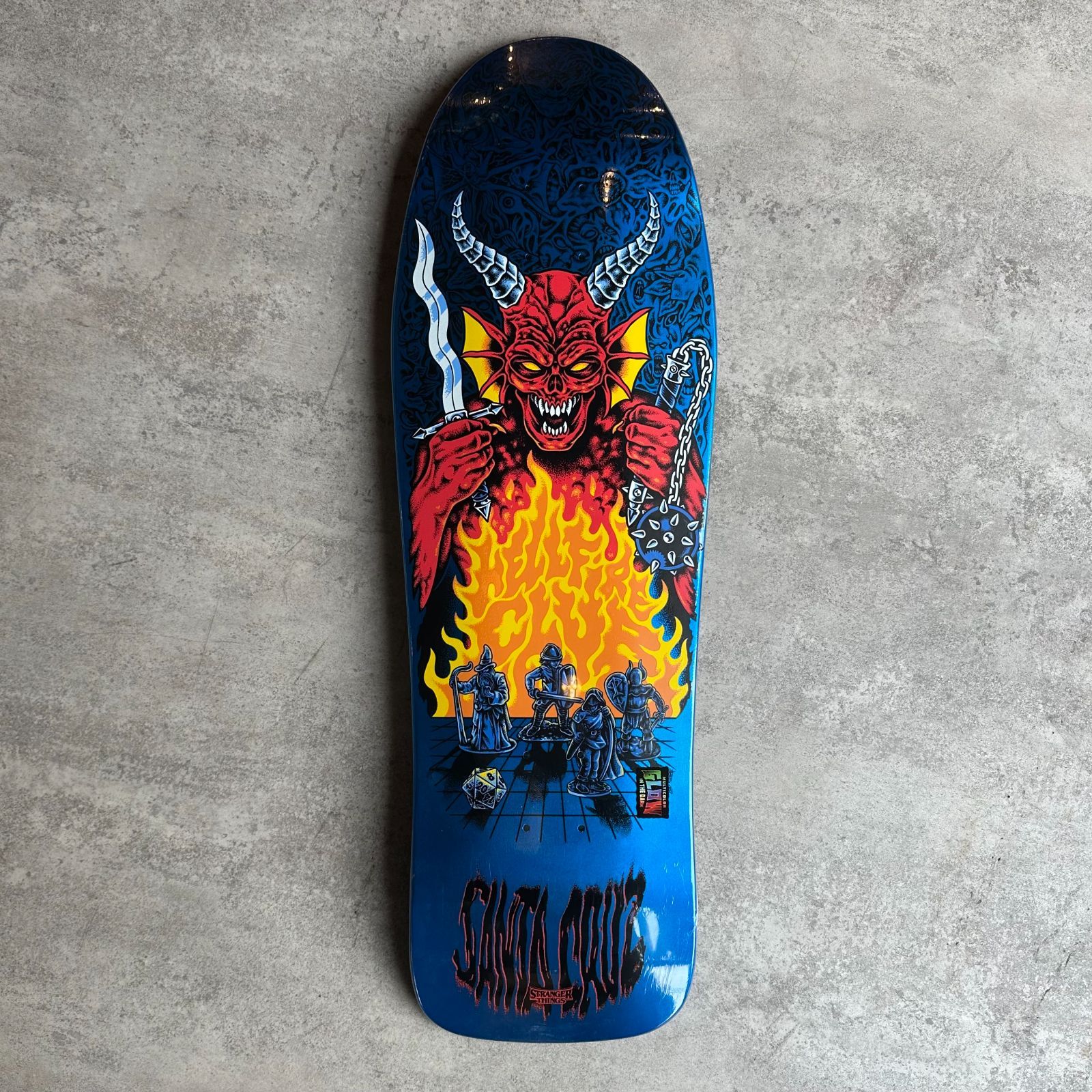 スケートデッキ Stranger Things Knox Hellfire Pit 10.07inch×31.275inch SANTA CRUZ サンタクルーズ