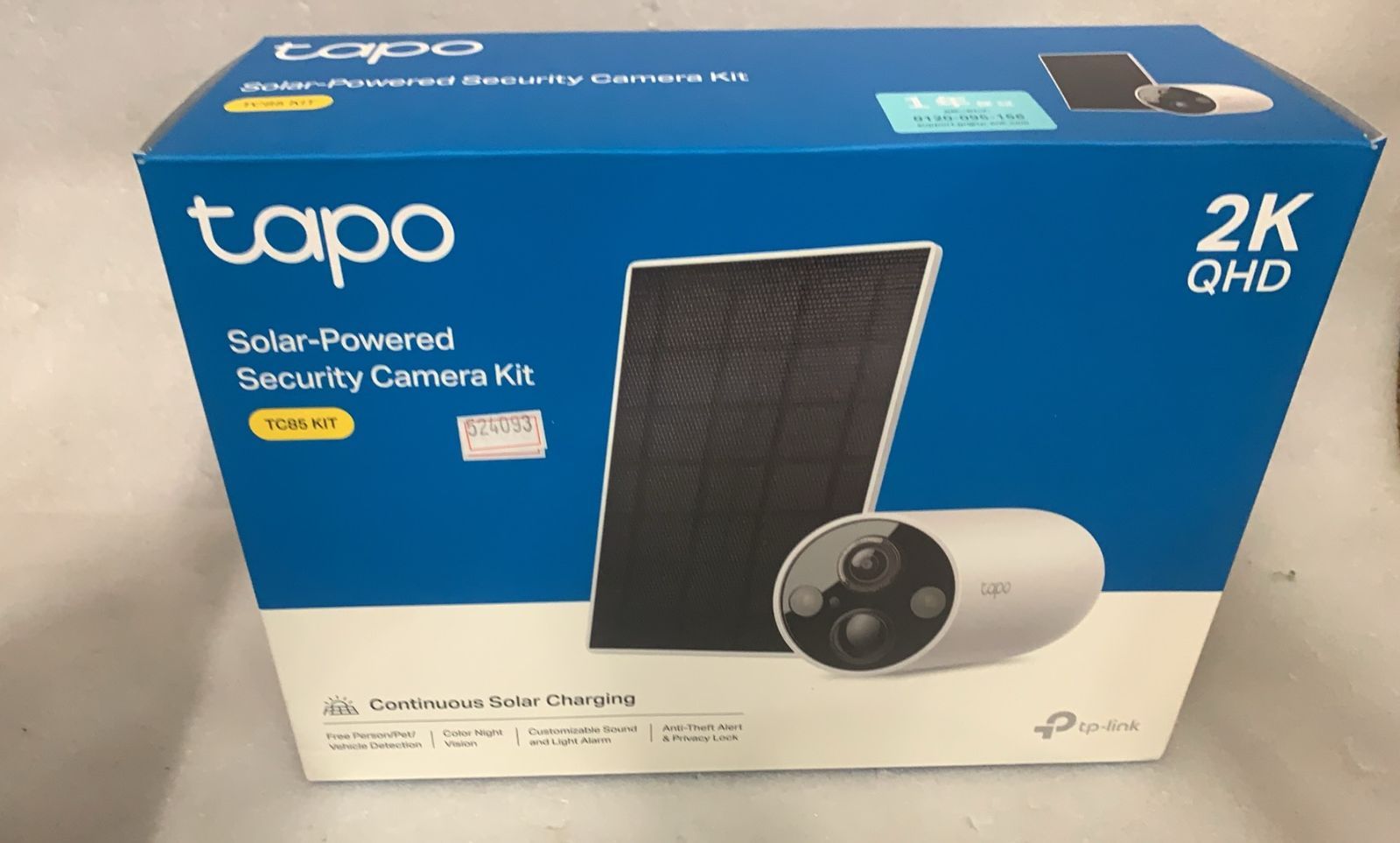 TP-Link TC85 KIT ソーラー給電セキュリティカメラキット--524093