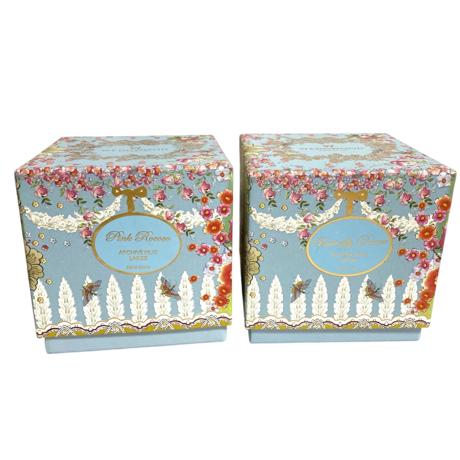 ウェッジウッド Wedgwood アーカイブ マグ ピンクロココ バタフライダンス マグカップ