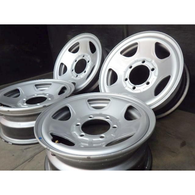 2075 TOPY S 54 A 鉄ホイール 15 x 6 JJ 6穴 PCD 139 7 31 4本