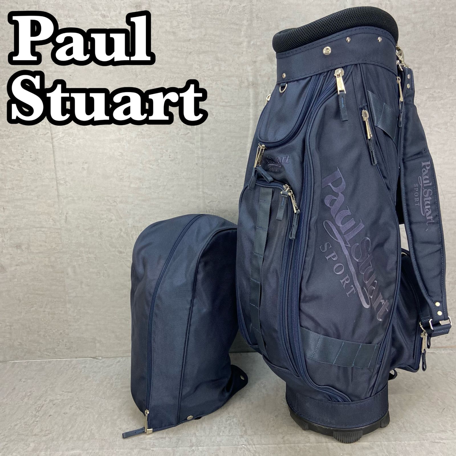 ポールスチュアート ゴルフ キャディバッグ 約9.5型 ラウンド用品 Paul Stuart