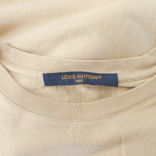 ルイヴィトン LOUIS VUITTON 美品 ロゴ刺繍 Tシャツ カットソー 半袖