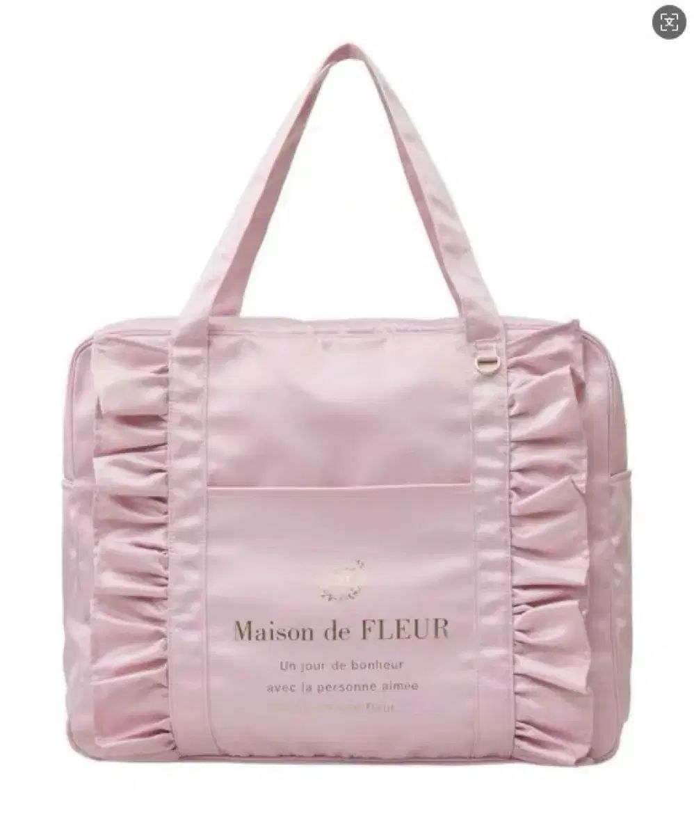 メゾンドフルール ピンク フリル トートバッグ ショルダーバッグ