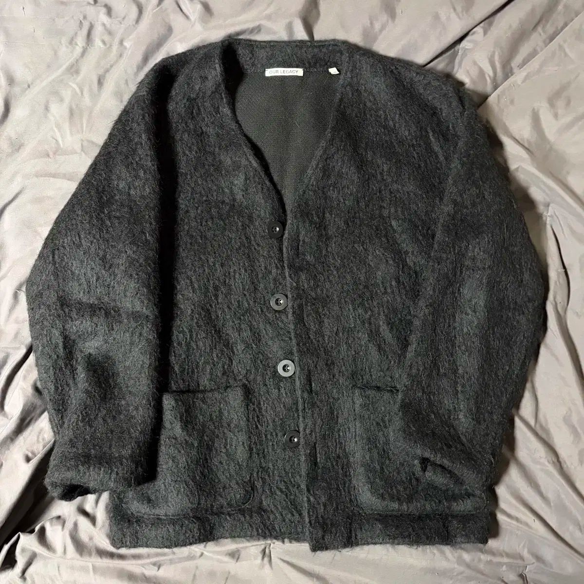 OUR LEGACY アワーレガシー モヘア カーディガン ブラック 46