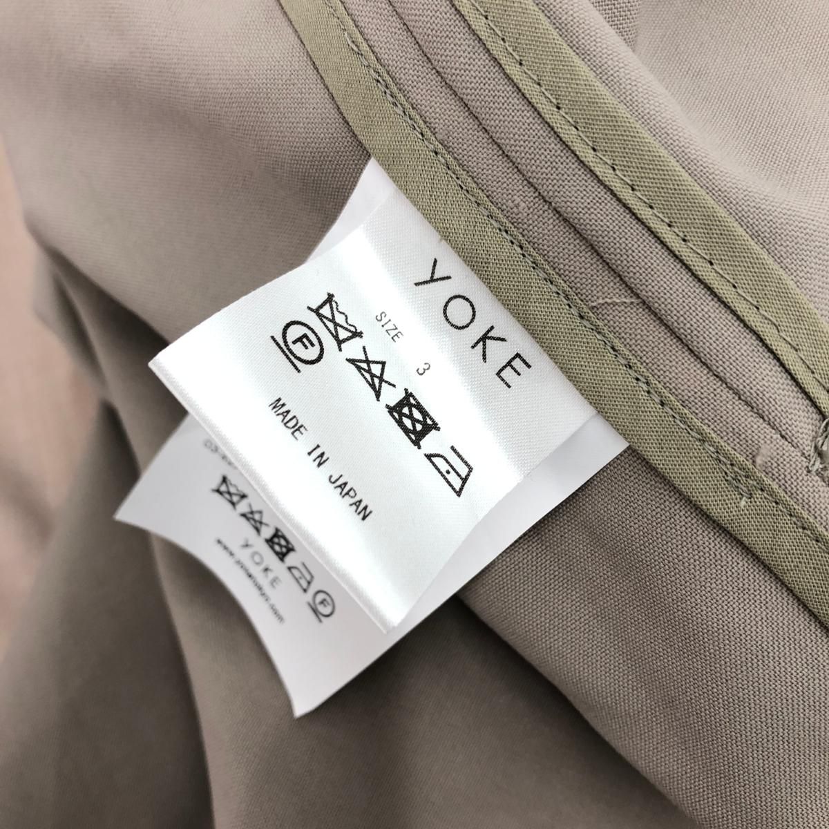 YOKE ヨーク ヨーク/ジップアップジャケット サイズ:3 FRONT ZIP SHIRT