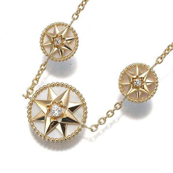 ディオール ブレスレット ダイヤ ダイヤモンド シェル ローズデヴァン K 18 YG 保証書 179668