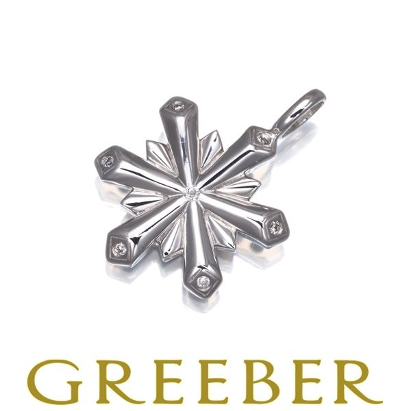 ティファニー ペンダントトップ ダイヤ ダイヤモンド スノーフレーク K18WG 179878