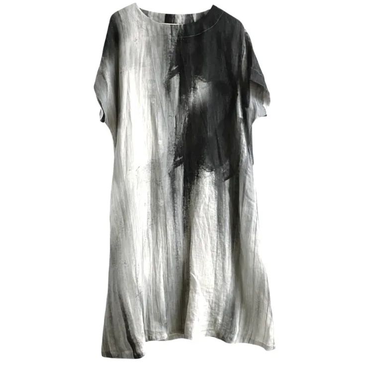 芽風 MEFU 麻 ワンピース 38 マツオインターナショナル センソユニコ