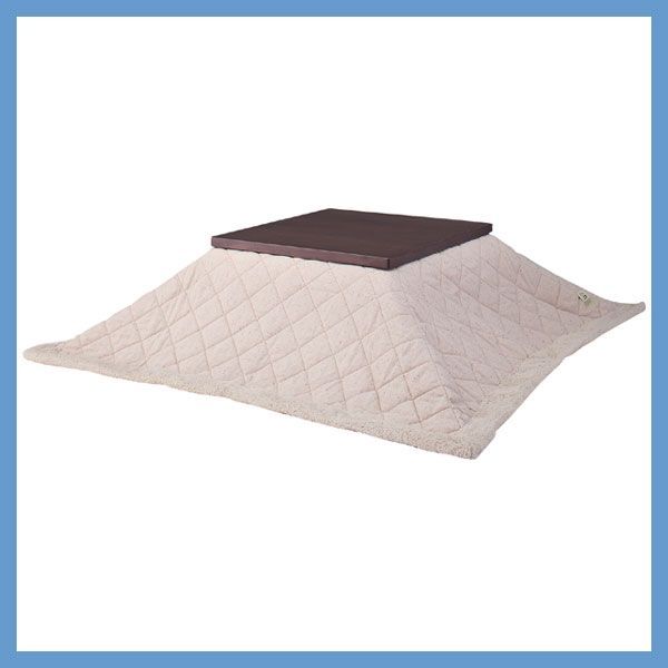 こたつ布団 正方形 薄掛け ツイード W 190×D 190 cm No.101 ベージュ