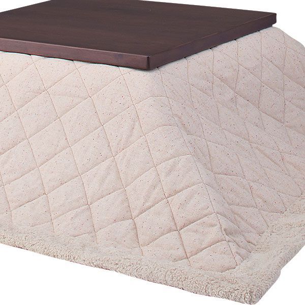 こたつ布団 正方形 薄掛け ツイード W 190×D 190 cm No.101 ベージュ