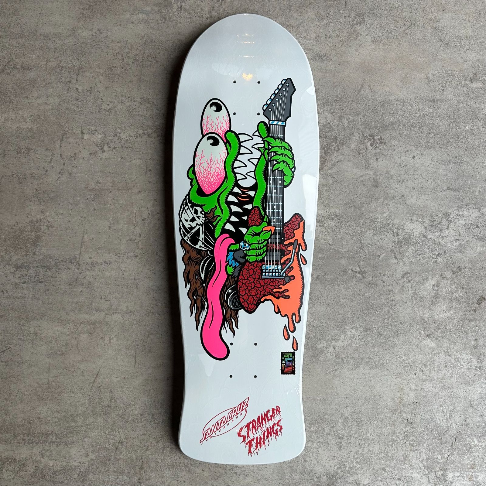スケートデッキ Stranger Things Week Slasher Eddie Reveal 10.1inch×31.13inch SANTA CRUZ サンタクルーズ