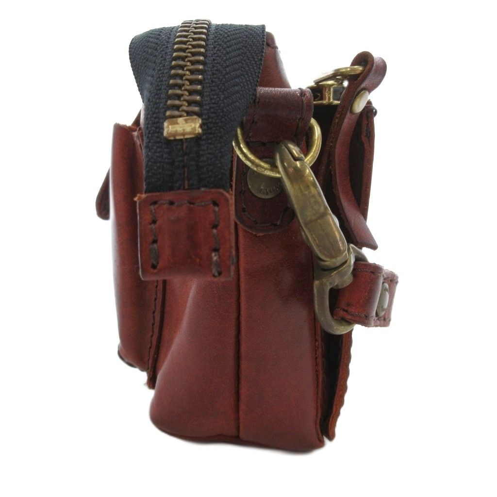 美品】Ryu リュウ 2wayショルダーバッグ フラップ 茶 本革 高級 美品