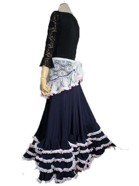 レース使いブラックレオタードTOPS の3点セット