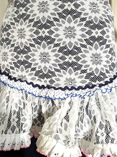 4段デザインフリルファルダ 総レースフリルデランタル