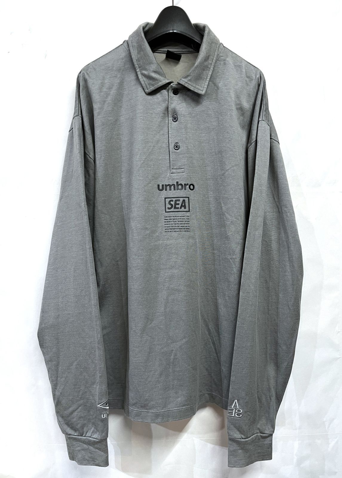 UMBRO x WIND AND SEA｜アンブロ ウィンダンシー L S Polo Shirt ロングスリーブ ポロシャツ