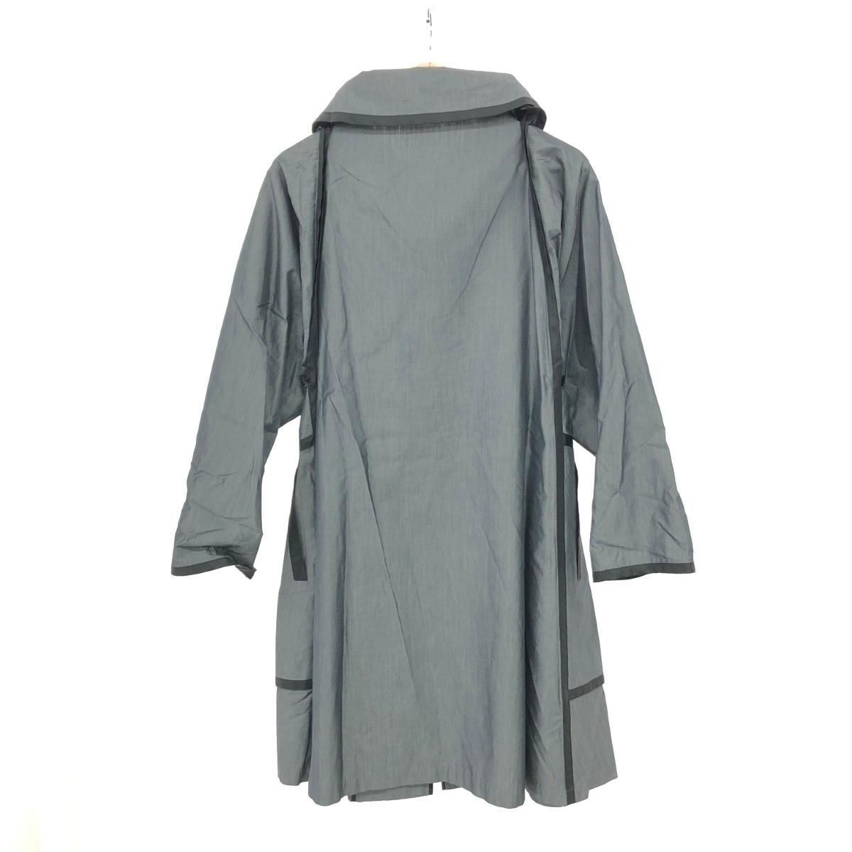 レディース HIROKO KOSHINO ヒロココシノ 変形スタンドカラーコート 