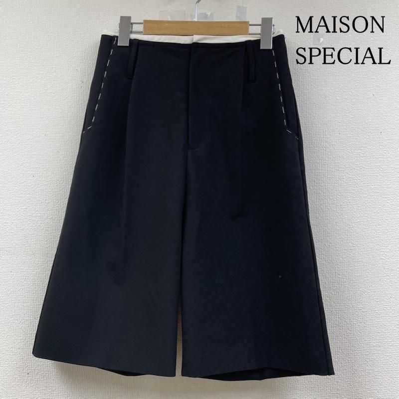 メゾン ハンドステッチ ウーステッド ハーフ パンツ ジップフライ 21252465204 メンズ 36 ISItems 古着 50146331