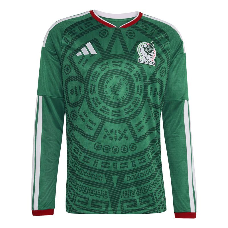 アディダス adidas メキシコ代表 2026 ホーム ユニフォーム LONGSLEEVE D サッカー ウェア 26SS I9239-KA6059 KA6059 ボールドグリーン
