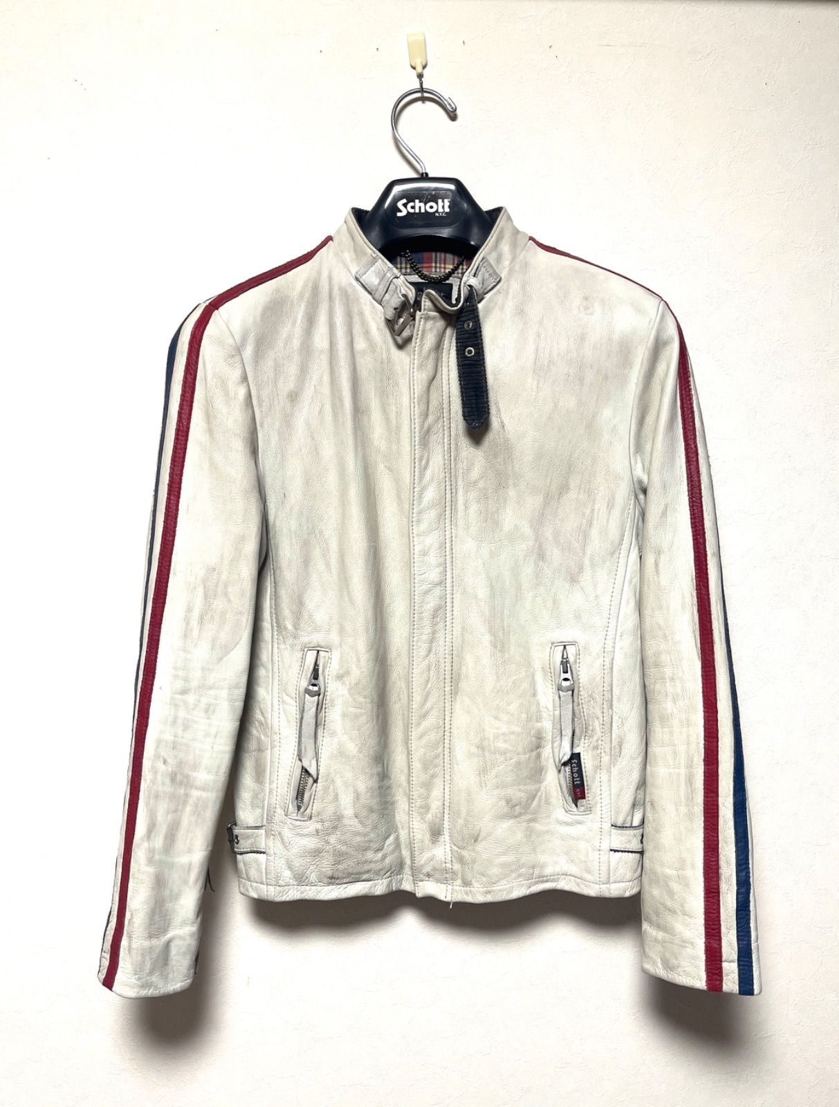 Schottクラシックレーサー ショットレザージャケット ショット革ジャンS