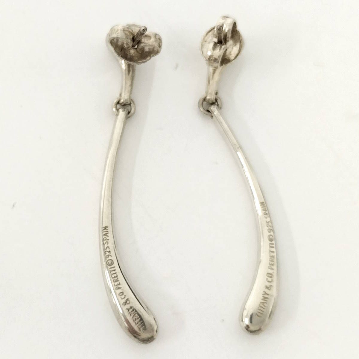 TIFFANY＆CO. ピアス ティアドロップ エルサペレッティ SV 925 シルバー