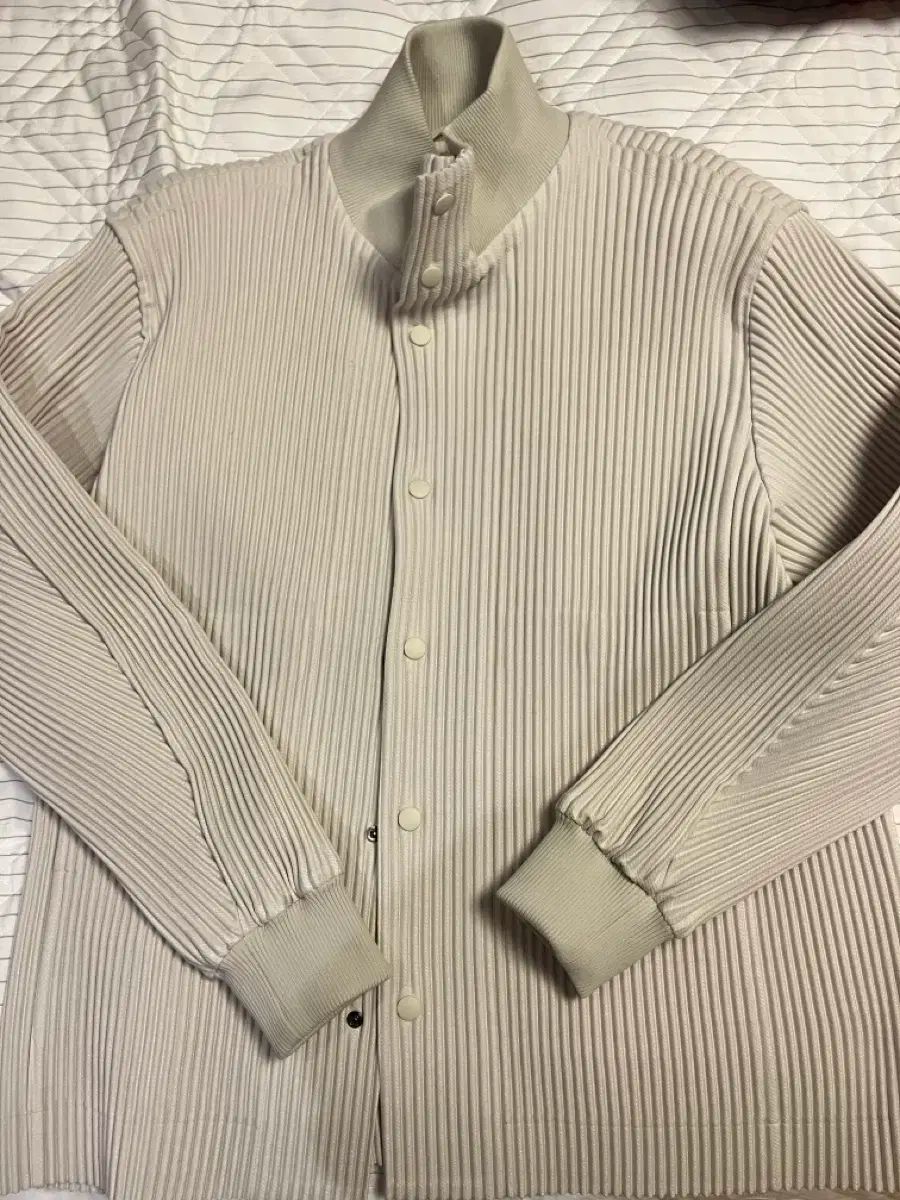 HOMME PLISSÉ オムプリッセ ブルゾン ボンバージャケット アイボリー 4サイズ