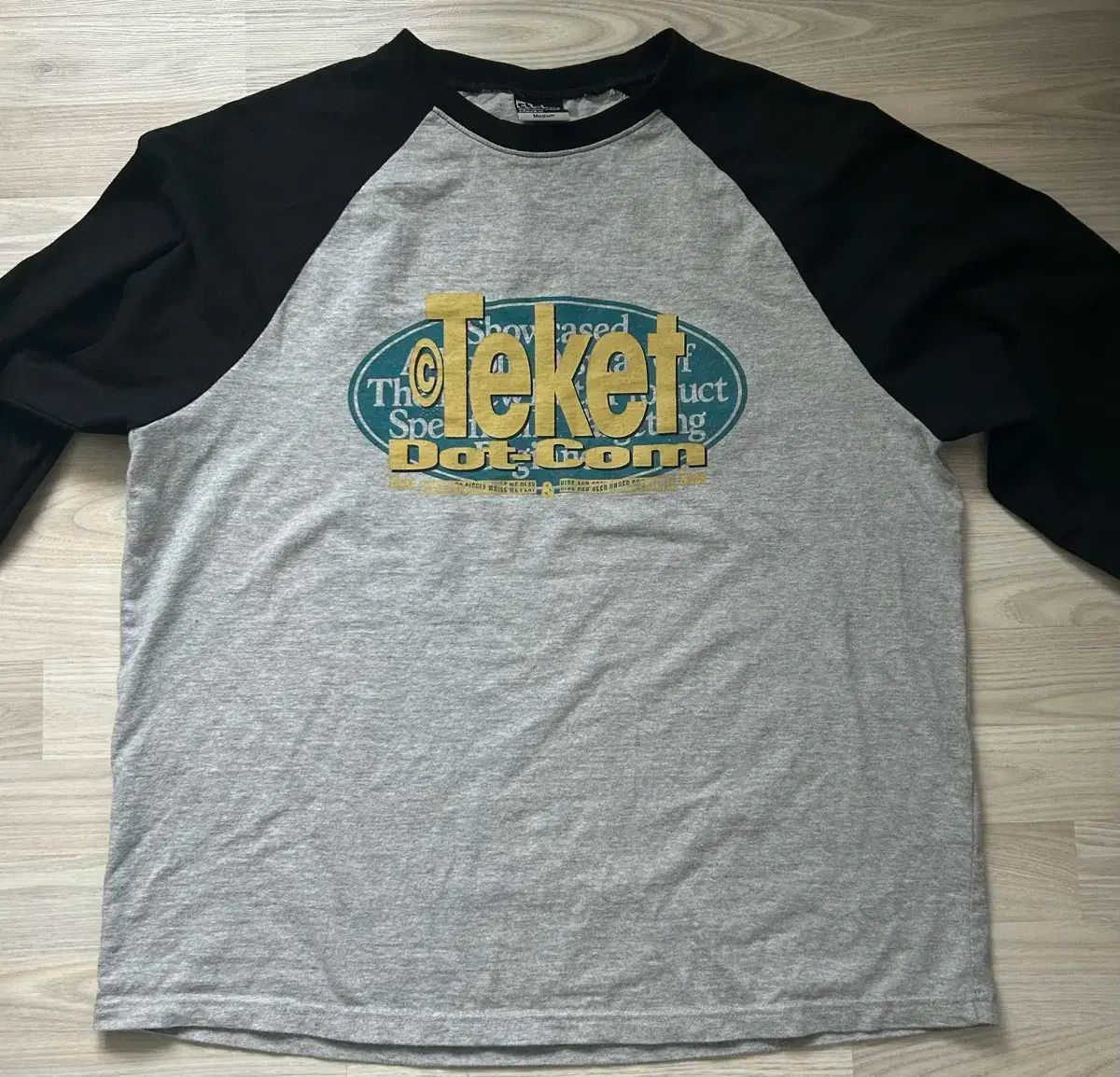 テケット ロングスリーブ Doorbell L S Tee Melange Gray M