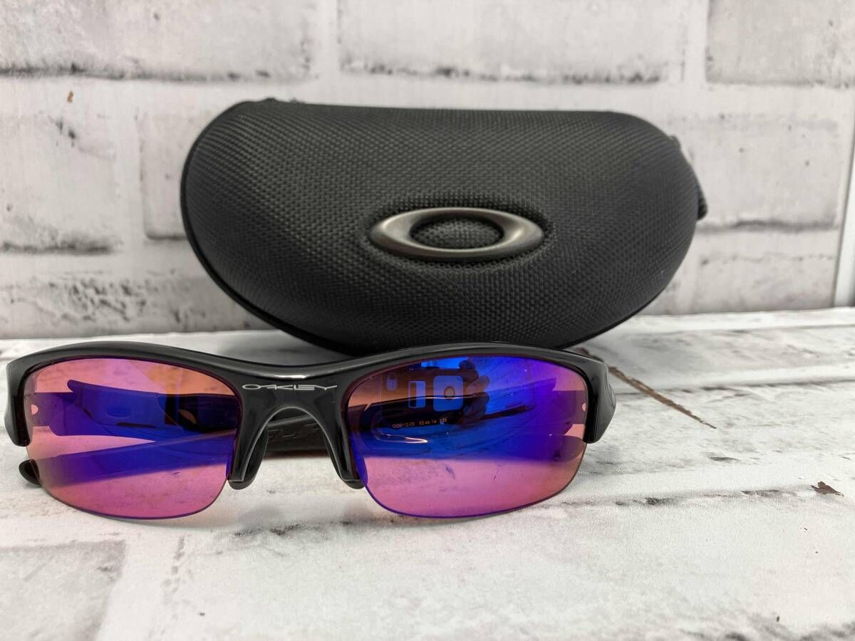 OAKLEY FLAK JACKET サングラス オークリー 9112-03 ケース付き