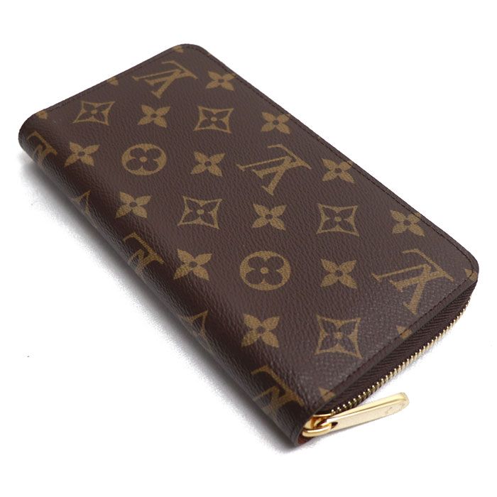 LOUIS VUITTON ルイ ヴィトン ジッピーウォレット 長財布 ラウンドファスナー モノグラム ブラウン M 42616 ICチップ レディース 買取品