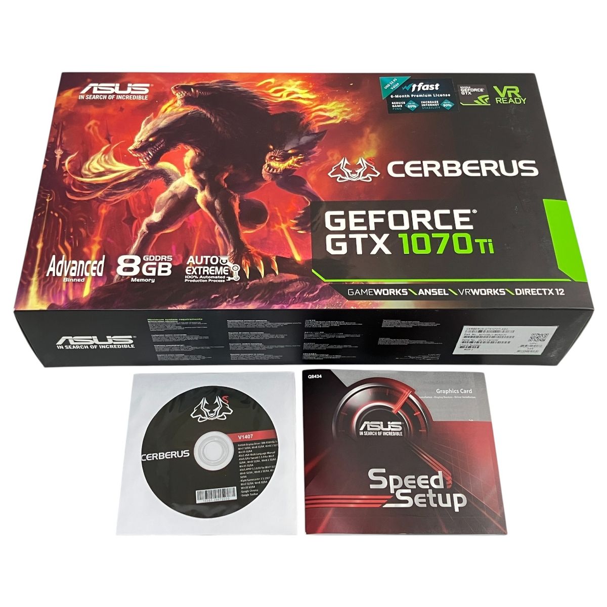 ASUS CERBERUS-GTX1070 Ti A-8G グラフィックボード ジャンク