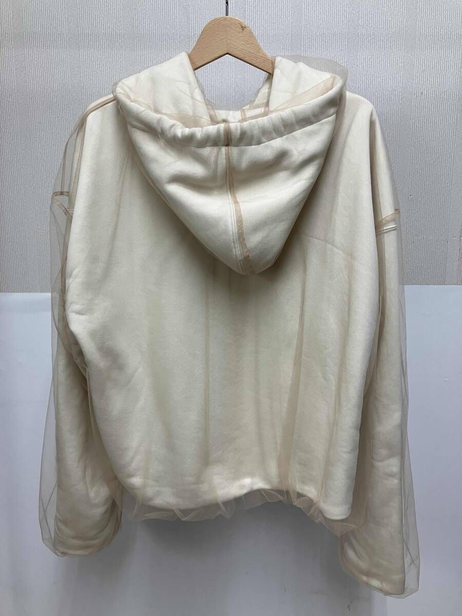 AMI Alexandre mattiussi アミアレクサンドルマテュッシ パーカー オフホワイト Sサイズ タグ 保護袋付属