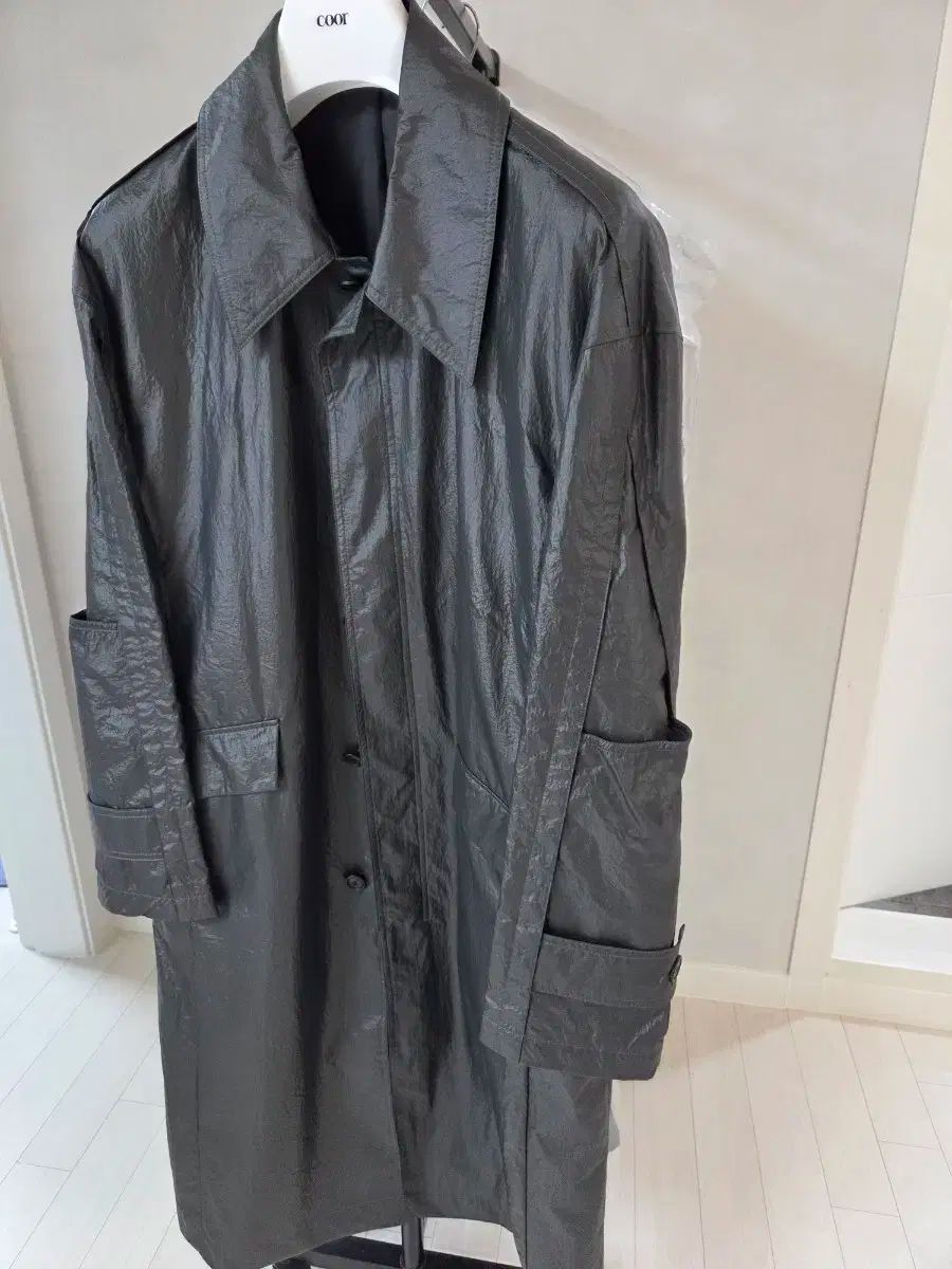 クアー ガントレットスリーブ ステン コート カーキ M