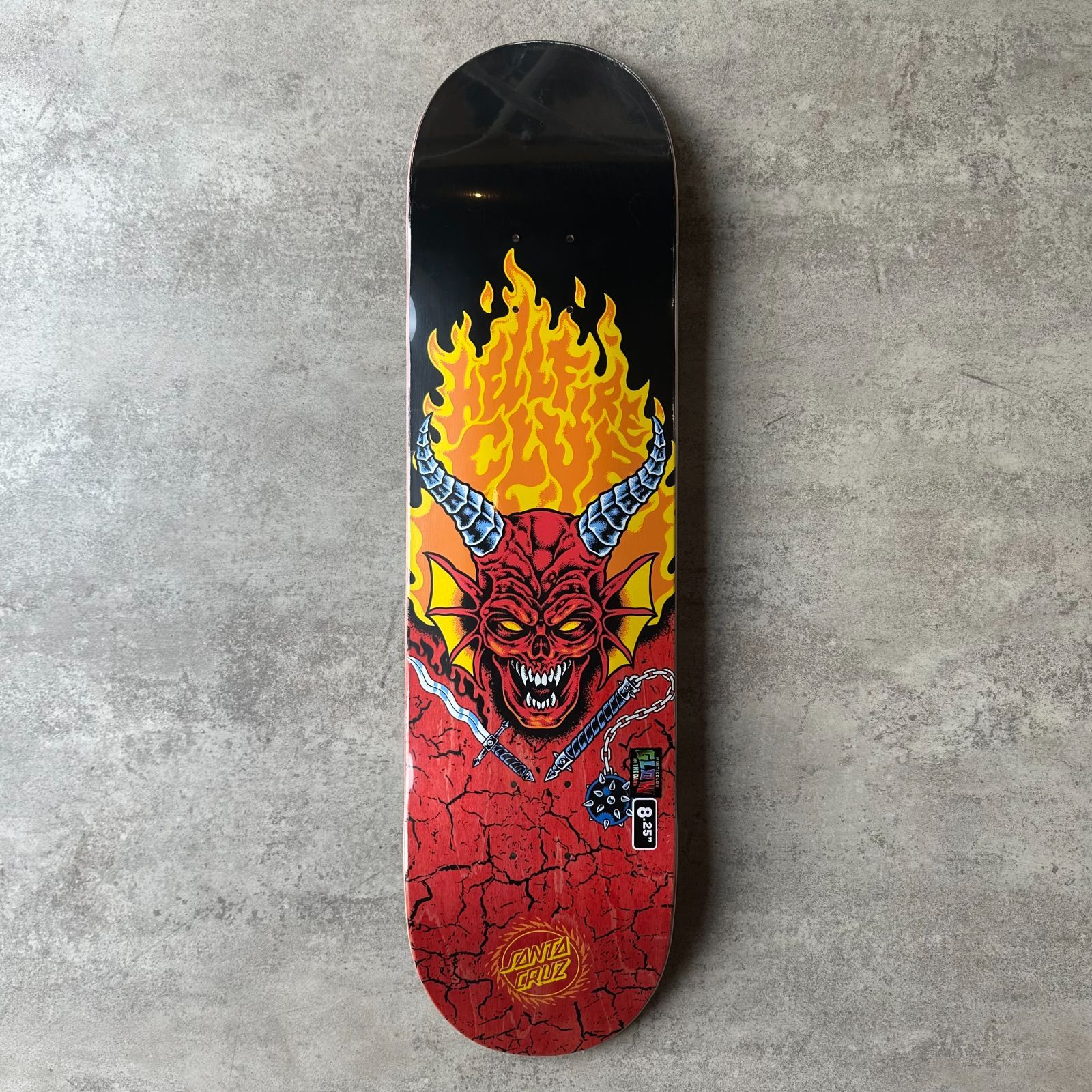 スケートデッキ Stranger Things Hellfire Club 8.25inch×31.80inch SANTA CRUZ サンタクルーズ