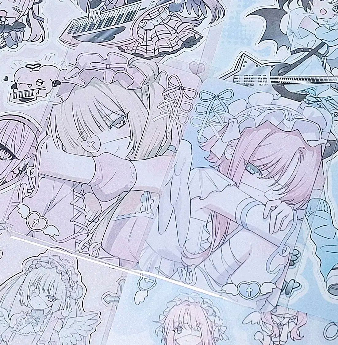 ブイルフェ ソイルフェ キュトレカ ダイアリーデコ ルームデコ 美少女 y 2 k 天使 ステッカー トレカ バッジ