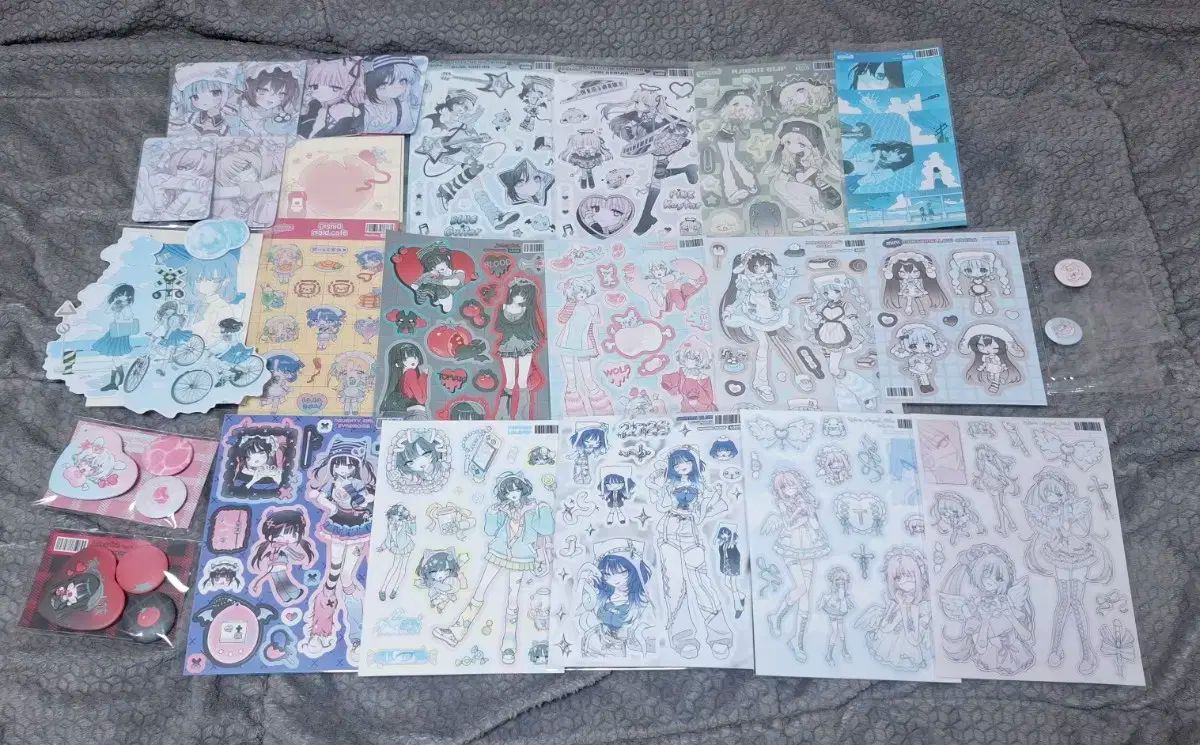 ブイルフェ ソイルフェ キュトレカ ダイアリーデコ ルームデコ 美少女 y 2 k 天使 ステッカー トレカ バッジ