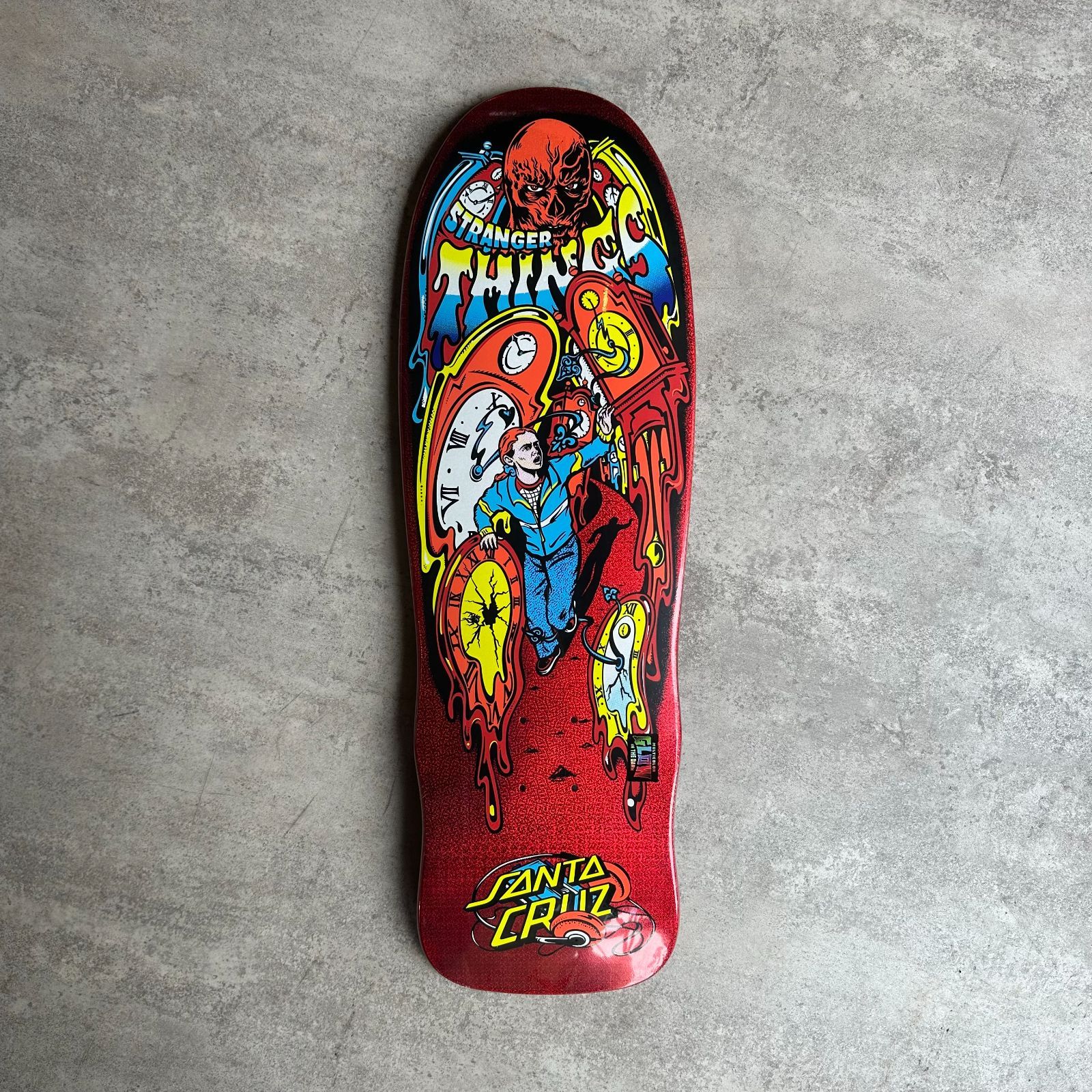 スケートデッキ Stranger Things Grabke Max Melting 9.7inch×29.4inch SANTA CRUZ サンタクルーズ