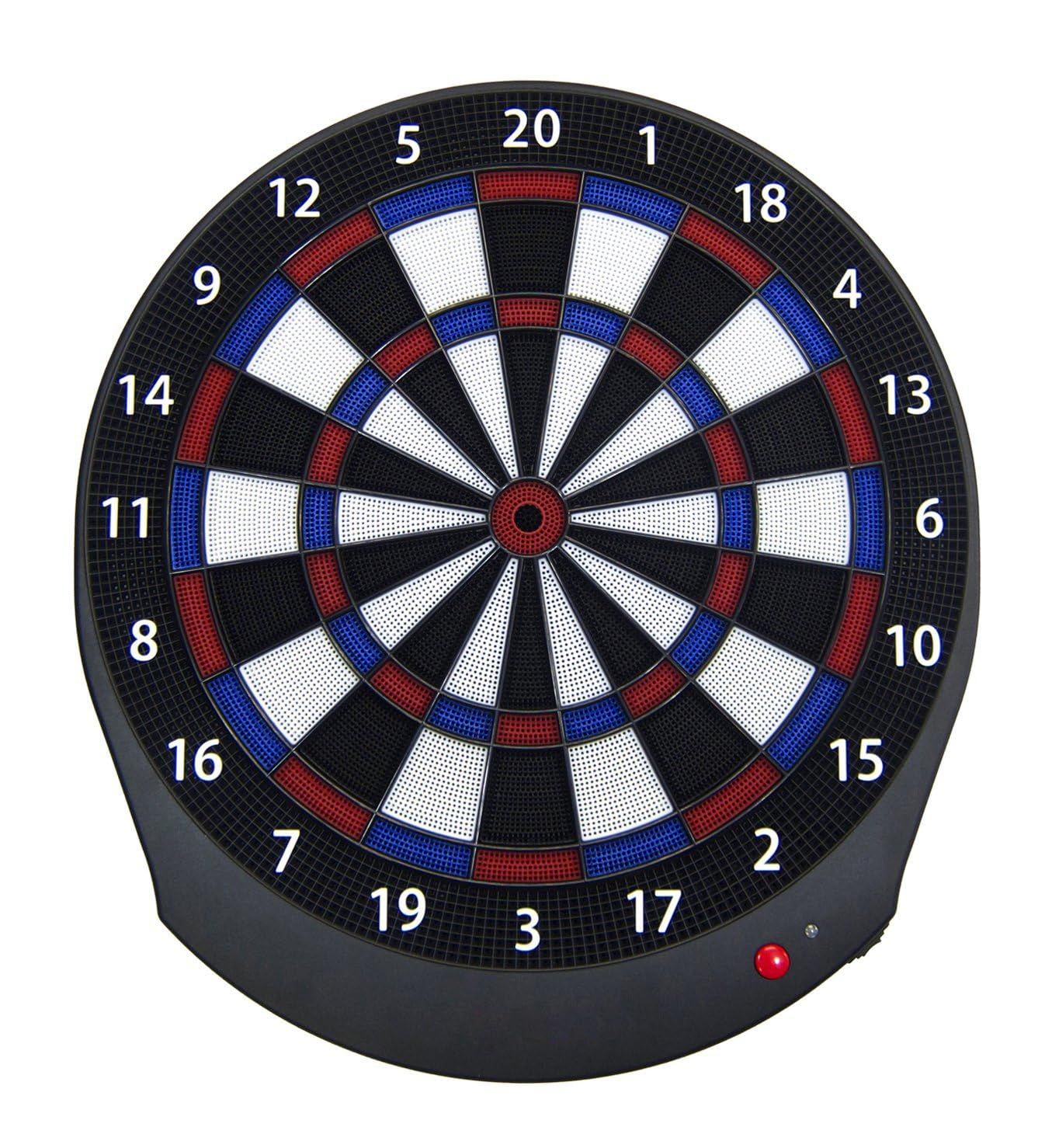 オンライン対戦搭載 静音化リニューアル版 ブルー レッド -Bluetoothでスマホと連動 家庭用電子ダーツボード-