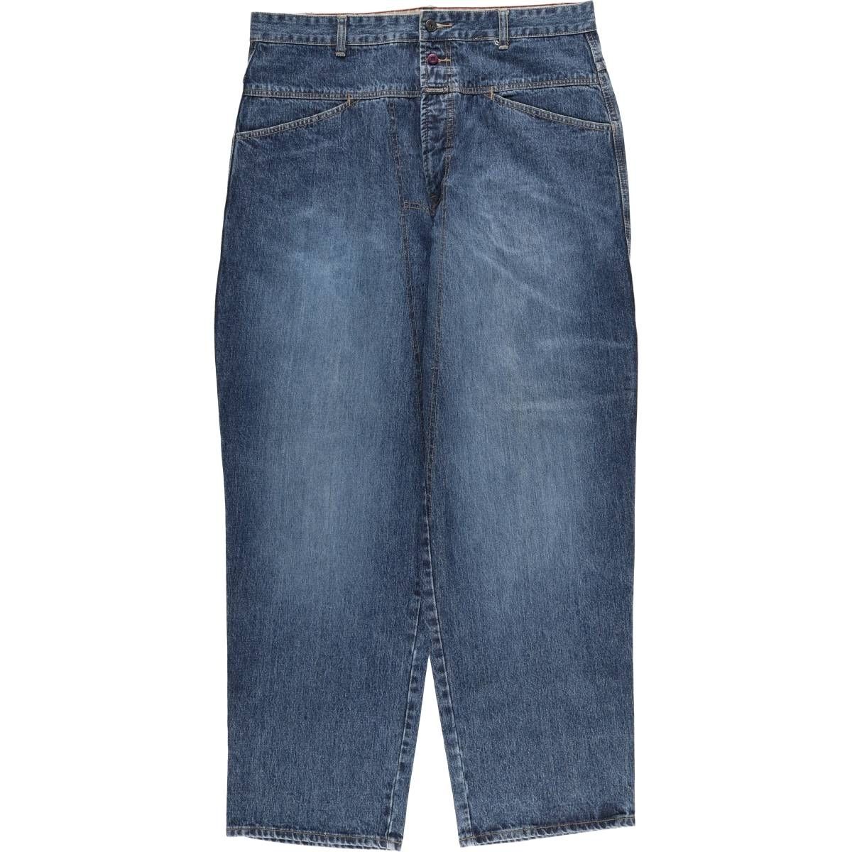 古着 マリテフランソワジルボー MARITHE GIRBAUD ストレートデニムパンツ メンズw 37相当 eaa 569981