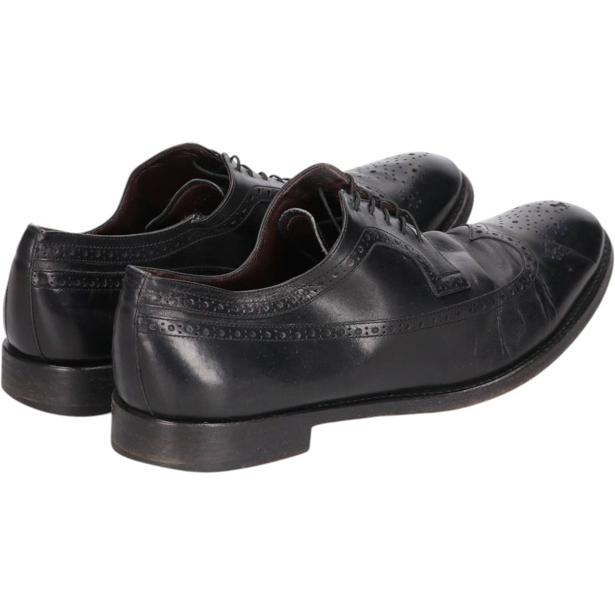 古着 エルメネジルドゼニア Ermenegildo Zegna フルブローグ ウイングチップシューズ イタリア製 10 メンズ28.0cm相当 saa015179