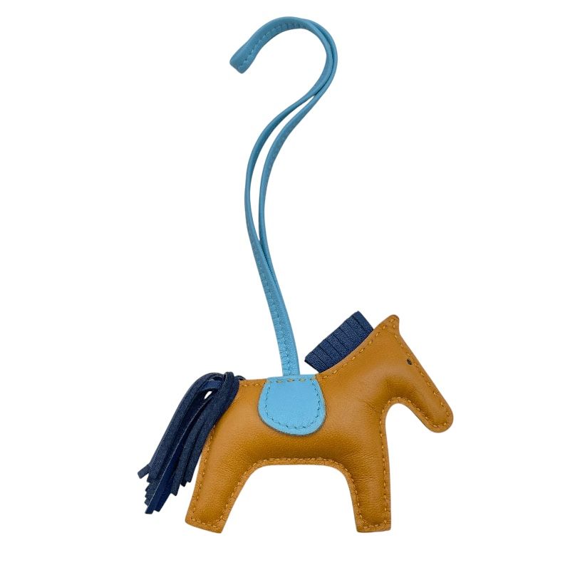 エルメス HERMES ロデオPM A刻 サブレxセレステxブルーサフィール アニョーミロ レディース チャーム