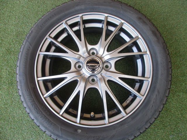 み エクシーダ 165 55 R 15 スタッドレスタイヤ４本SET N BOX タント スペーシア 軽自動車