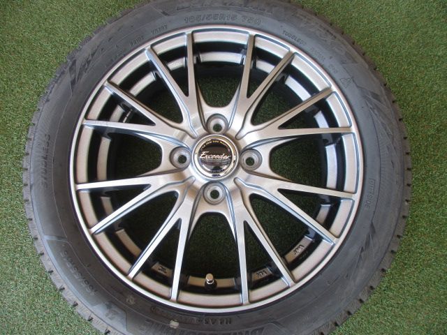  み エクシーダ 165 55 R 15 スタッドレスタイヤ４本SET N BOX タント スペーシア 軽自動車 15インチ タイヤ ホイールセット