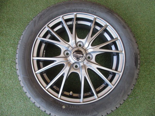 み エクシーダ 165 55 R 15 スタッドレスタイヤ４本SET N BOX タント スペーシア 軽自動車