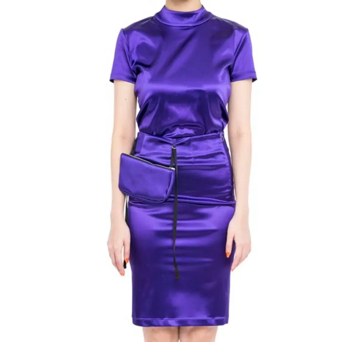 1017 ALYX 9SM ジップ パープルシャツ