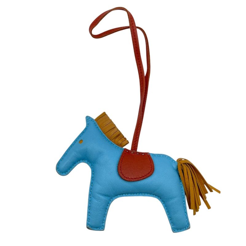 エルメス HERMES ロデオMM A刻 セレステxコーネリアン アニョーミロ レディース チャーム