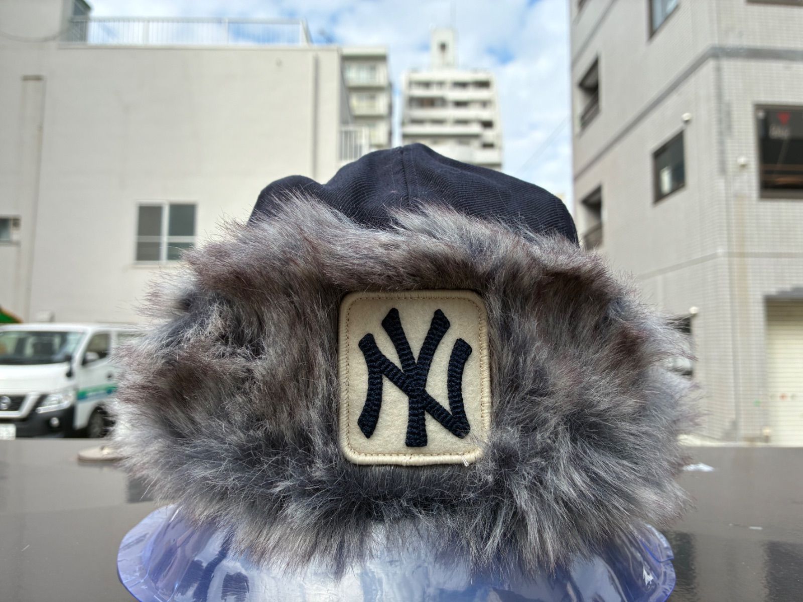 NEW ERA トラッパー ウール ニューヨーク ヤンキース ネイビー XLサイズ ¥9900 送料¥550