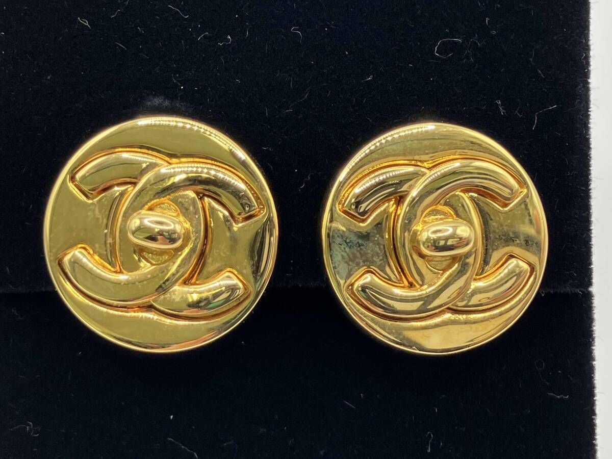 CHANEL シャネル 97 A ココマーク イヤリング き