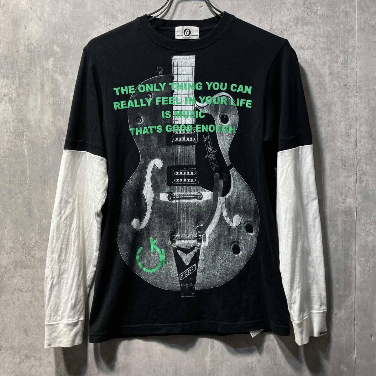 good enough グッドイナフ グレッチ ギター 長袖tシャツ ロンt good enough グッドイナフ グレッチ ギター 長袖tシャツ ロンt