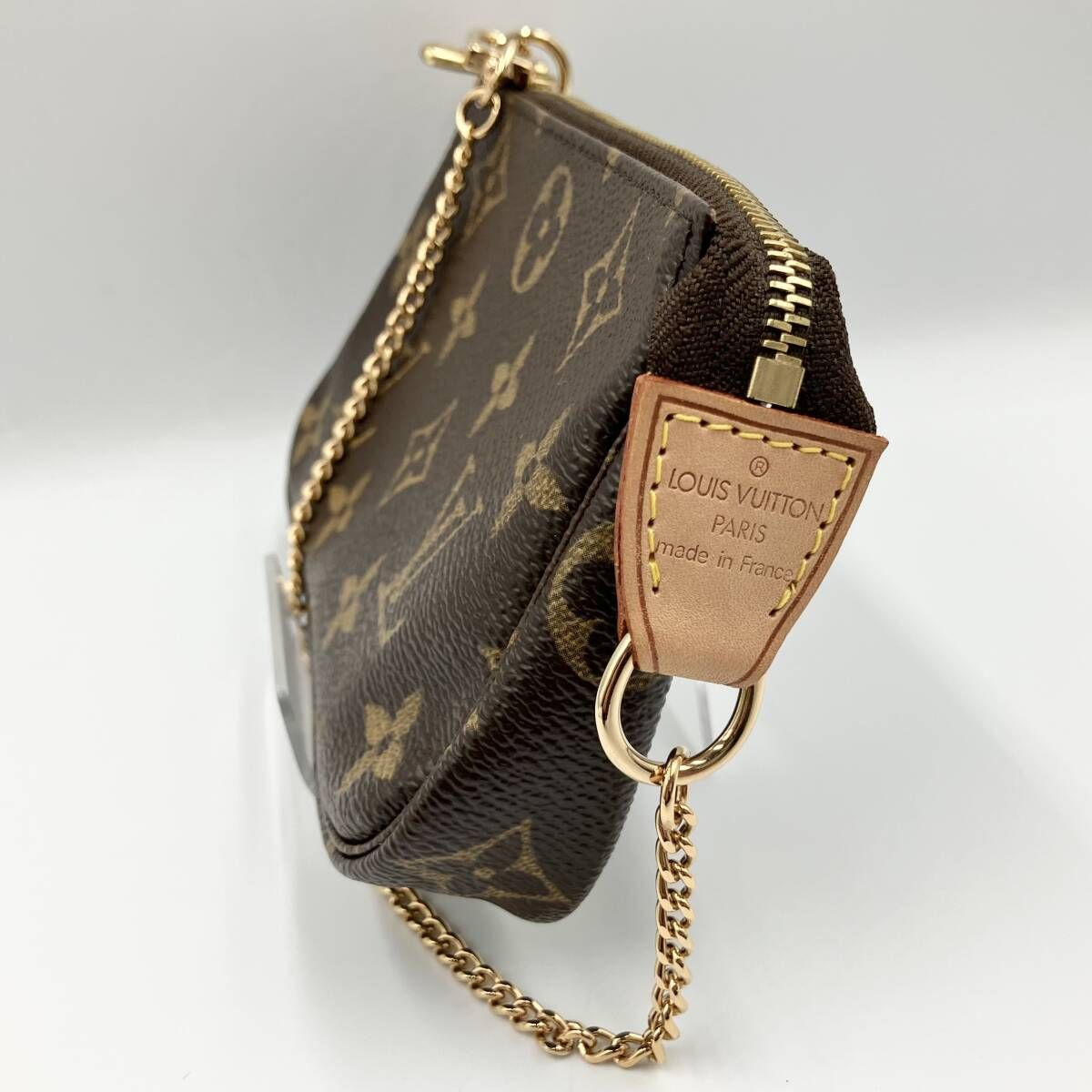 LOUIS VUITTON ルイヴィトン モノグラム ミニポシェット アクセソワール ポーチ M58009 レザー レディース