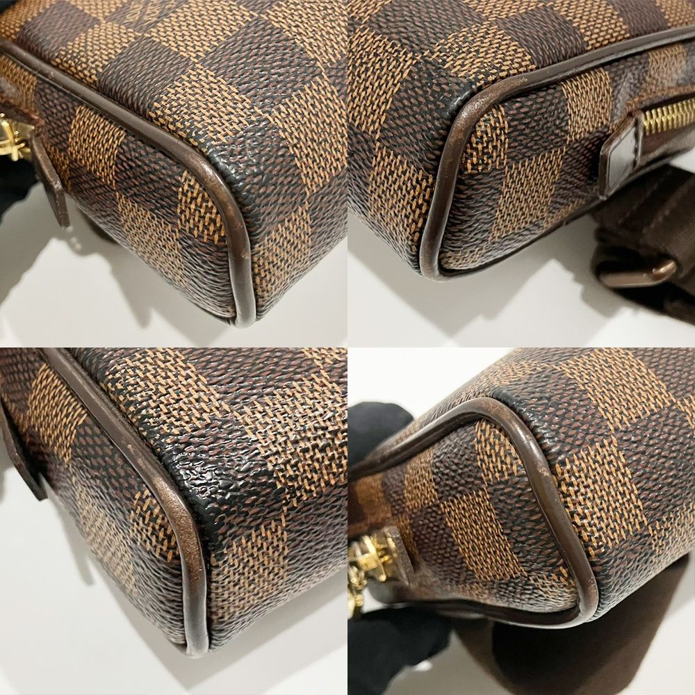  ルイヴィトン ダミエ バムバッグ ブルックリン N 41101 ショルダー ボディ ウエスト LOUIS VUITTON ボディバッグ ウエストポーチ バッグ