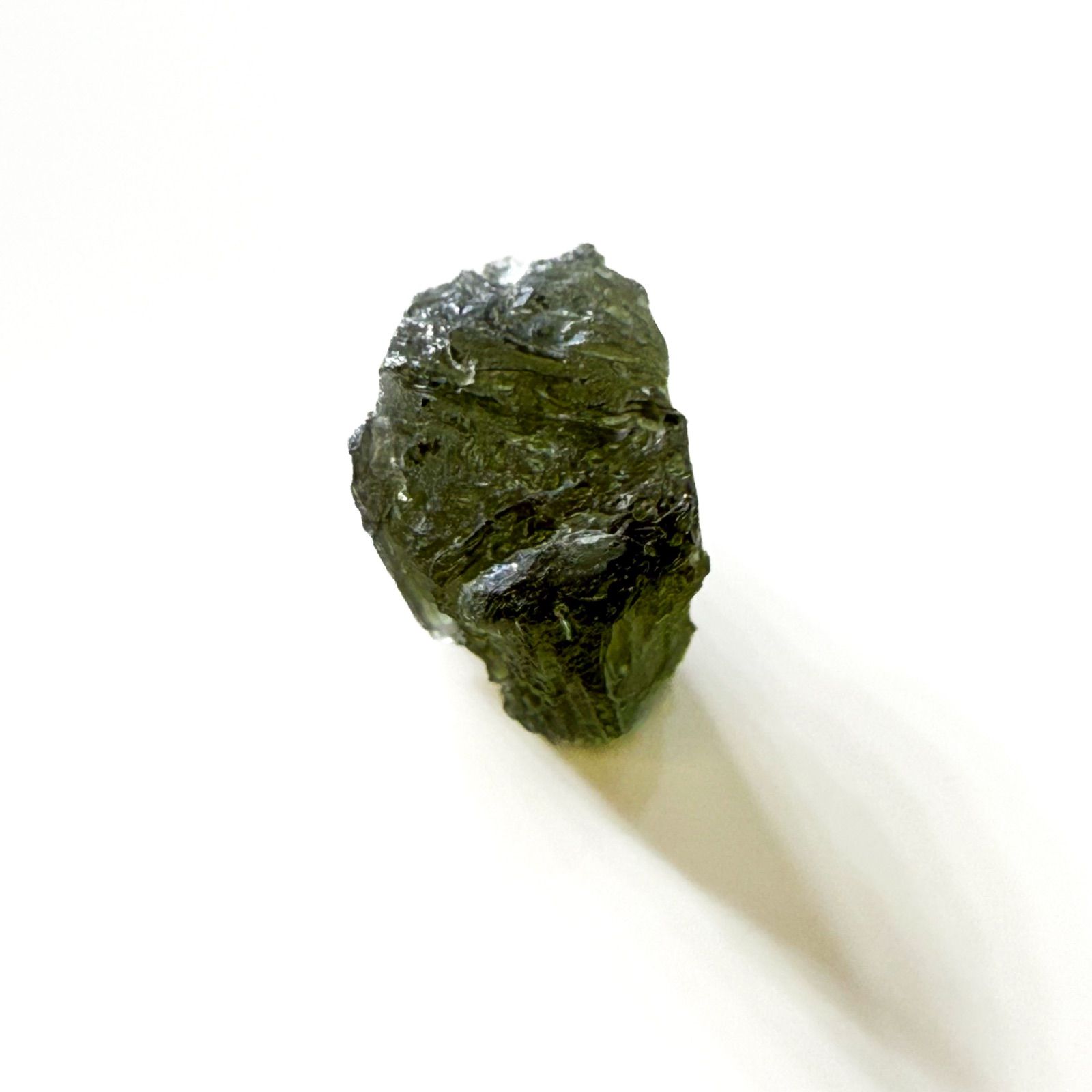 モルダバイト 天然ガラス 4.82ct チェコスロバキア 光波動石